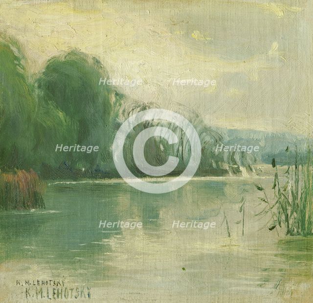 Lake, 1900-1910. Creator: Karol Miloslav Lehotský.