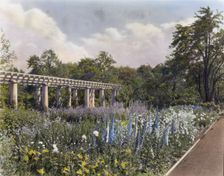 "Lake Terrace," John Stoughton Newberry, Jr., house, 99 Lake Shore Drive, Grosse Pointe Farms, 1917. Creator: Frances Benjamin Johnston