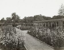 "Lake Terrace," John Stoughton Newberry, Jr., house, 99 Lake Shore Drive, Grosse Pointe Farms, 1917. Creator: Frances Benjamin Johnston