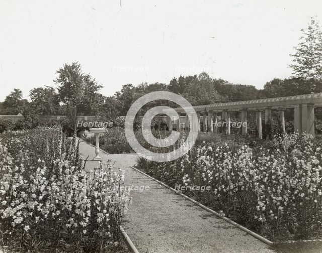 "Lake Terrace," John Stoughton Newberry, Jr., house, 99 Lake Shore Drive, Grosse Pointe Farms, 1917. Creator: Frances Benjamin Johnston.