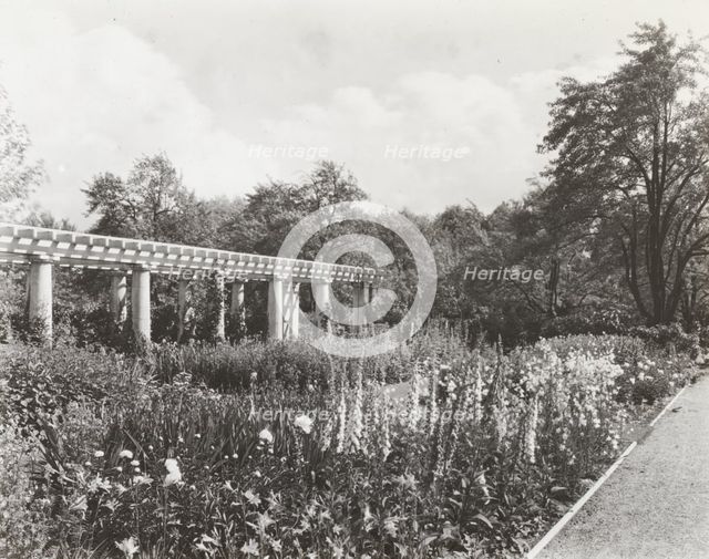 "Lake Terrace," John Stoughton Newberry, Jr., house, 99 Lake Shore Drive, Grosse Pointe..., 1917. Creator: Frances Benjamin Johnston.