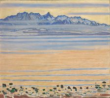 Lake Thun with Stockhorn Range, 1904