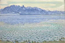 Lake Thun with Stockhorn Range, 1904