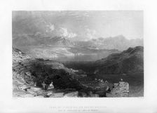 Lake Tiberias, or the Sea of Galilee, Israel, 1841Artist: W Floyd