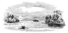 Lake trout fishing, in Derwentwater, 1844. Creator: Unknown