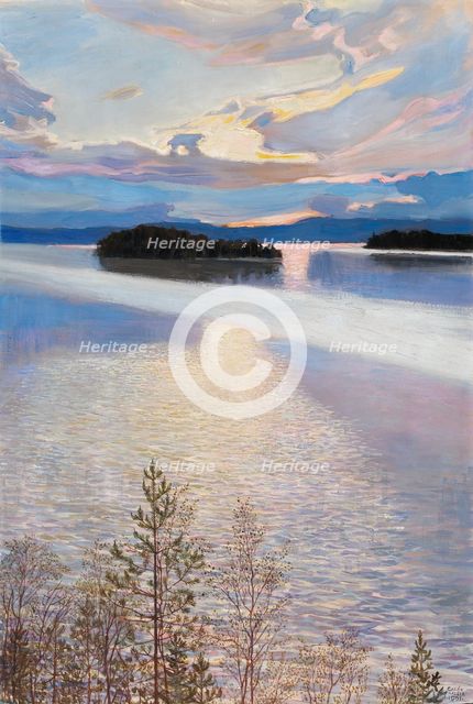 Lake View, 1901. Creator: Akseli Gallen-Kallela.