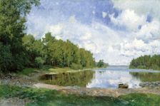 Lake View at Engelsberg, Västmanland, 1893. Creator: Olof Per Ulrik Arborelius