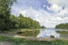 Lake View at Engelsberg, Västmanland, 1893. Creator: Olof Per Ulrik Arborelius