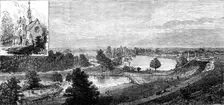 Lake View Cemetery, Cleveland, Ohio: view from the burial-place of the late President Garfield, 1881 Creator: Unknown