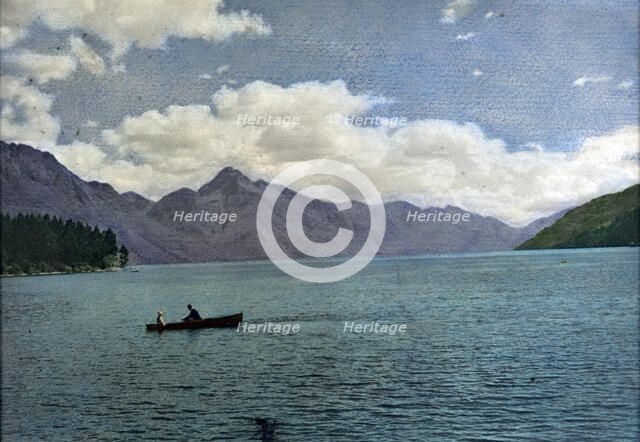 Lake Wakatipu, 1920s. Creator: AJ Wales.