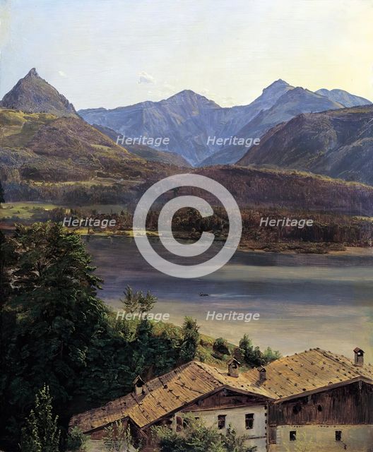 Lake Wolfgang, 1835. Creator: Ferdinand Georg Waldmuller.