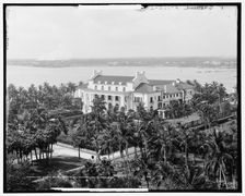 Lake Worth and W. Palm Beach from the Royal Poinciana, between 1900 and 1915. Creator: Unknown