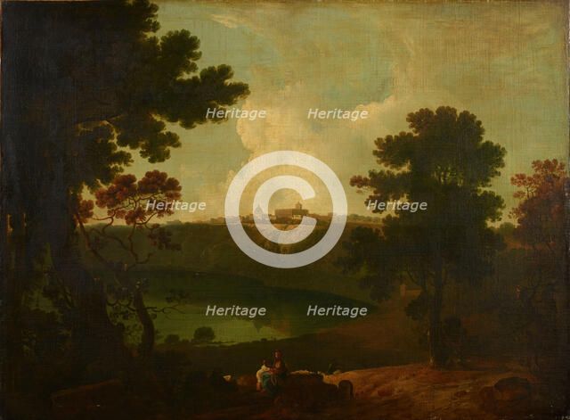Lake Albano And Castel Gandolfo, 1800. Creator: Richard Wilson.