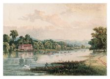 Lake at Virginia Water 1880