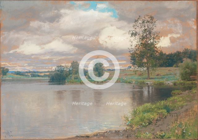 Lake at Appledale, 1884. Creator: Walter L Palmer.