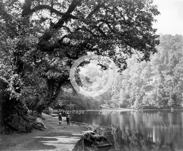Lake at Naini Tal, India, c1865. Creator: Samuel Bourne.