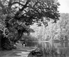 Lake at Naini Tal, India, c1865. Creator: Samuel Bourne
