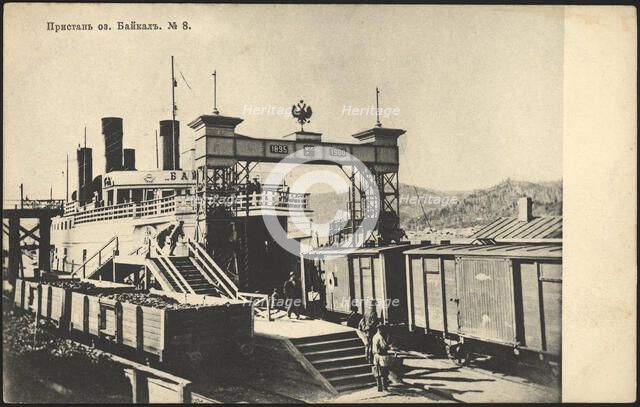 Lake Baikal pier, 1905. Creator: Unknown.