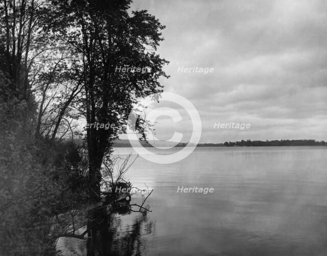 Lake, Bermus (i.e. Bemus Point) from Long Point, Chautauqua, N.Y., between 1880 and 1897. Creator: William H. Jackson.