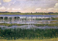 Lake Burgäschi (near Langenthal), ca 1901. Creator: Hodler, Ferdinand (1853-1918)