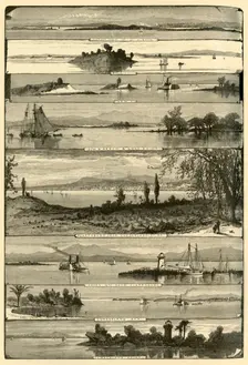 Lake Champlain, from Plattsburg to St. Albans 1874. Creator: William James Palmer