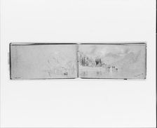 Lake Como, May 3, 1869 (verso, from sketchbook), 1869. Creator: Jervis McEntee