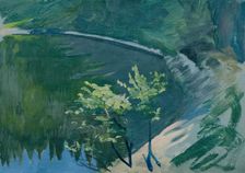 Lake corner at the Berghof, 1907. Creator: Otto Friedrich