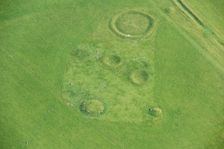 Lake Down Barrow Cemetery earthwork, Willtshire, 2017. Creator: Damian Grady