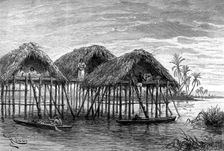 Lake dwellings of Santa Rosa, near Maracaibo, Venezuela, 1895