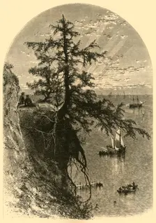 Lake Erie, from Bluff, Mouth of Rocky River 1872. Creator: John J. Harley