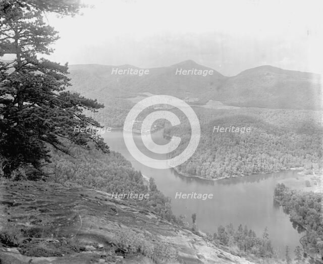 Lake Fairfield from Bald Face, Sapphire, N.C., between 1895 and 1910. Creator: Unknown.