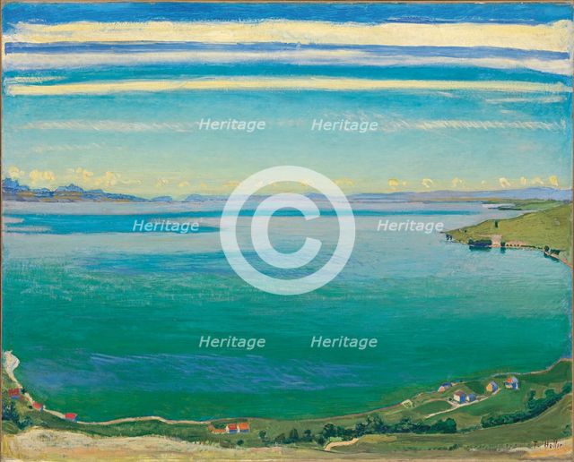 Lake Geneva seen from Chexbres, 1904-1905.