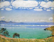 Lake Geneva, Seen from Chexbres, 1905. Creator: Hodler, Ferdinand (1853-1918)
