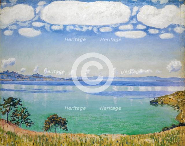 Lake Geneva, Seen from Chexbres, 1905. Creator: Hodler, Ferdinand (1853-1918).
