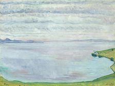 Lake Geneva, seen from Chexbres, c.1911. Creator: Hodler, Ferdinand (1853-1918)