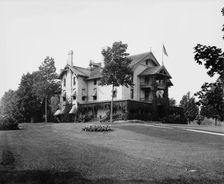 Lake Geneva, residence of Mr. L.Z. Leiter or Lieter, between 1880 and 1899. Creator: Unknown