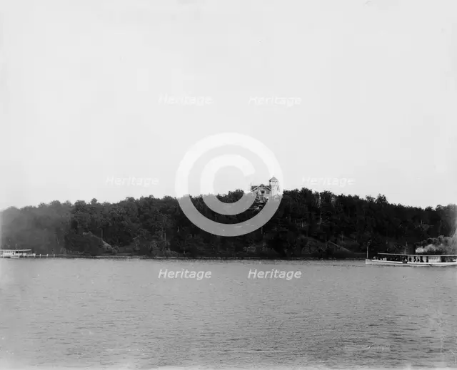 Lake Geneva, Wis., residence of Mr. Conrad Seip [Seir ?], between 1880 and 1899. Creator: Unknown.