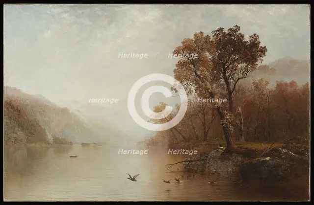Lake George, 1860. Creator: John Frederick Kensett.