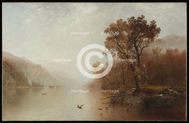 Lake George, 1860. Creator: John Frederick Kensett.