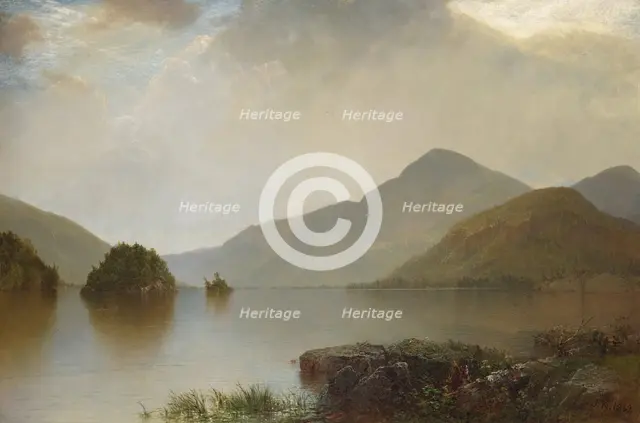 Lake George, 1869. Creator: John Frederick Kensett.