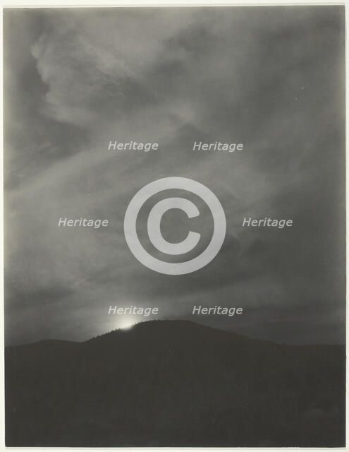 Lake George, c. 1922. Creator: Alfred Stieglitz.