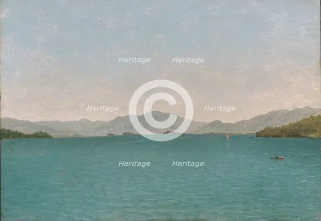 Lake George, Free Study, 1872. Creator: John Frederick Kensett.