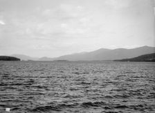 Lake George from the hotel, between 1880 and 1897. Creator: William H. Jackson