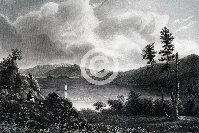 Lake George, New York, 1855. Artist: Unknown