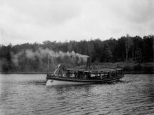 Lake Gogebic, Mich., steamboat "Brand", between 1880 and 1899. Creator: Unknown