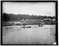 Lake Gogebic, Mich., the hotel, c1898. Creator: Unknown