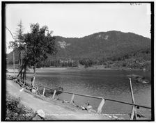 Lake Glorietta [sic] and the Balsams, Dixville Notch, c1900. Creator: Unknown