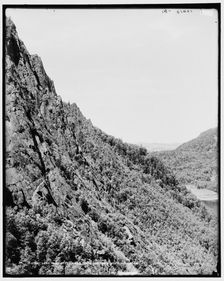 Lake Glorietta [sic], West from Old King, Dixville Notch, between 1890 and 1901. Creator: Unknown