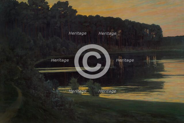 Lake Grunewald, 1895. Artist: Leistikow, Walter (1865-1908)