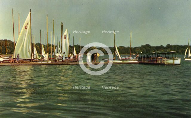 Lake Harriet, Minneapolis, Minnesota, USA, 1949. Artist: Unknown